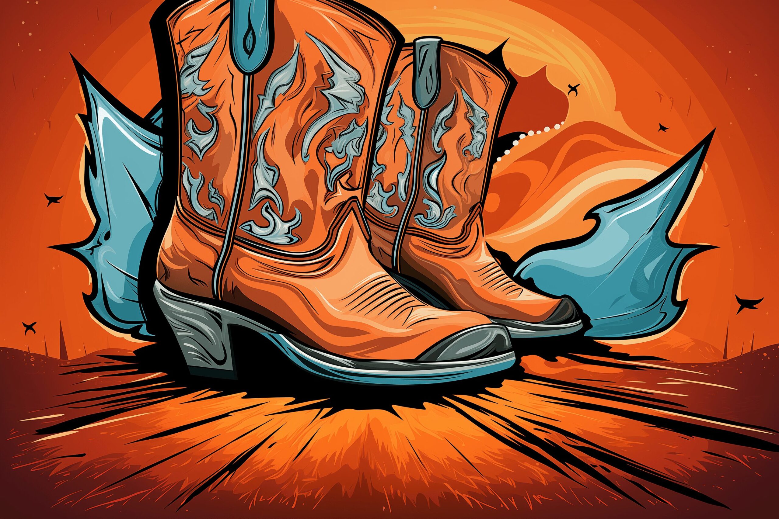 extravagant cowboy boots