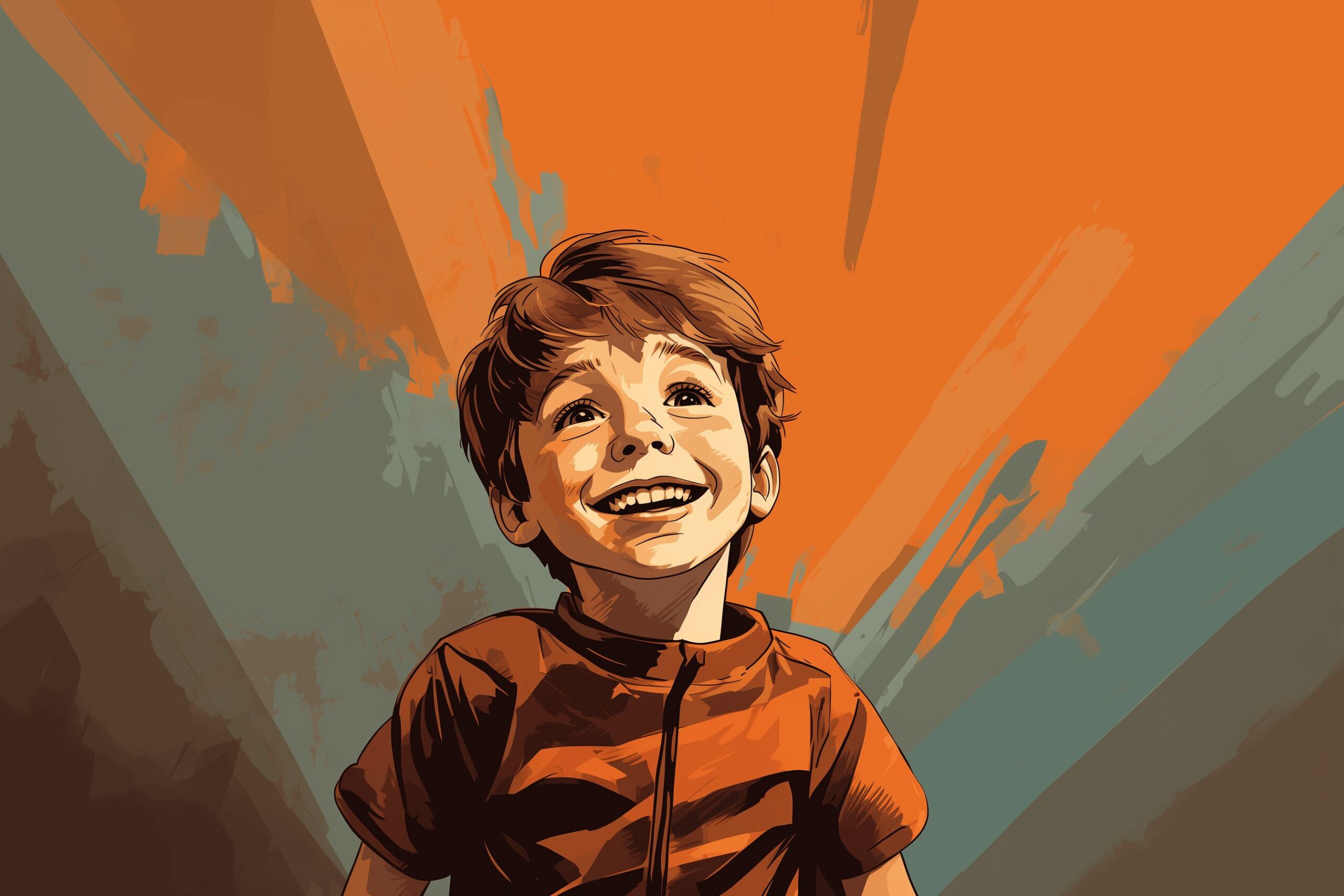 A smiling child